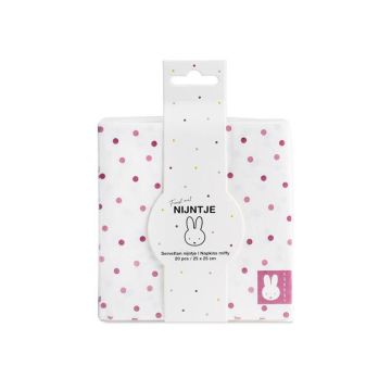 Servetten Nijntje Roze