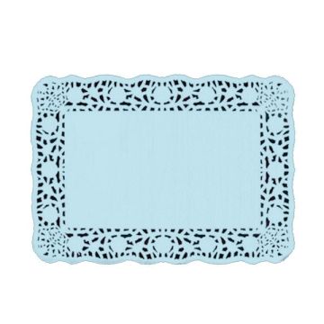 Onderlegger 25x35cm Blauw (10st) 