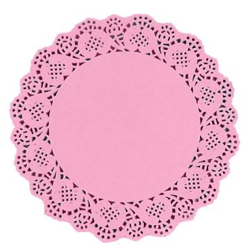 Onderlegger Rond Roze ø31cm (10st)