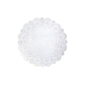 Onderlegger Rond Wit ø26cm (10st)