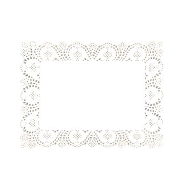 Onderlegger 30x40cm Wit (10st)