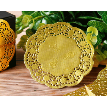 Onderlegger Rond Goud ø8,5cm (20st) 