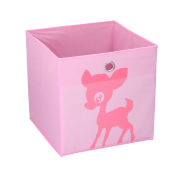 Alpina Opbergdoos Vouwbaar Hert Roze 28cm 