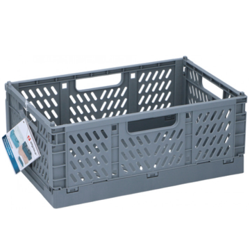 Opvouwbare opbergkrat grijs