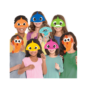 Maskers Baby Shark (8st) 