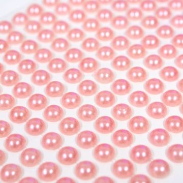 Parel Stickers Roze S (240st)