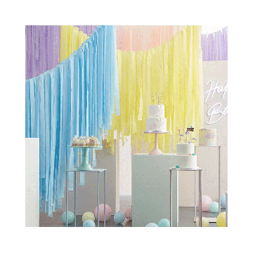 * Backdrop Streamers Pastel Ginger Ray 