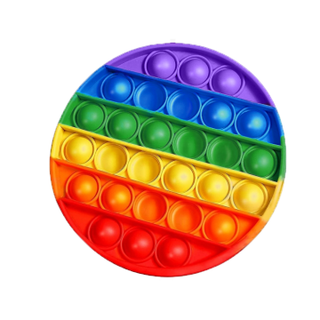 Pop It Fidget Regenboog Rond 