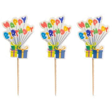 Prikkers Happy Birthday Mix (12st)