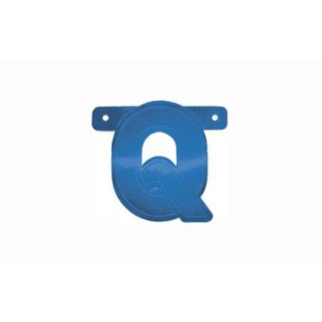 Letterslinger Q Blauw