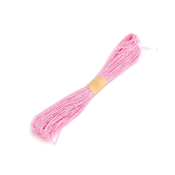 Raffia Touw Roze (30m) 