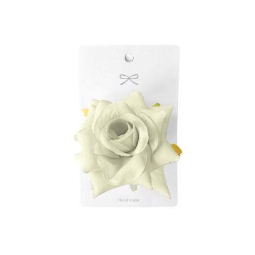 Haarspeld Roos Wit
