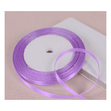 Satijnlint 6mm Paars 