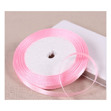 Satijnlint 6mm Roze