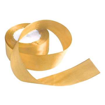 Satijnlint Goud - 4 cm x 22,8 m