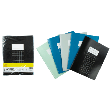 Schriften A5 Geruit (5st)