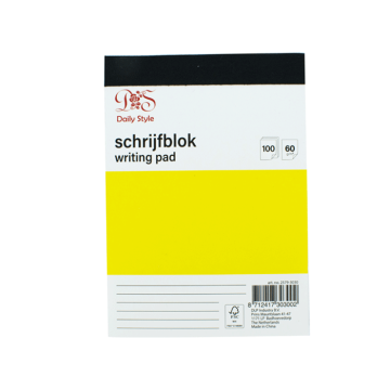 Schrijfblok Gelinieerd A6