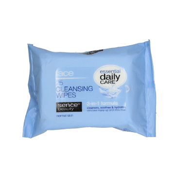 Sencebeauty Reinigingsdoekjes Normale Huid (25st)