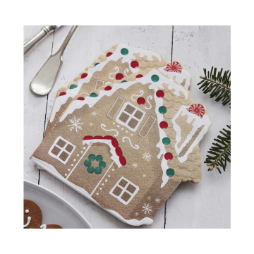 Servetten Gingerbread Huis