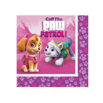 Servetten Paw Patrol Skye & Everest (20st)