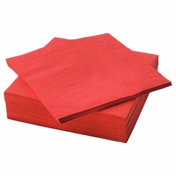 Servetten Rood