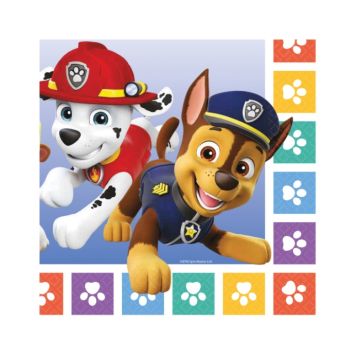Servetten Paw Patrol Rainbow (16st)