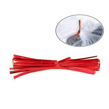 Sluitstrips Metallic Rood (180st)