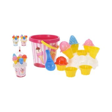 Strandemmer met ijsjes 