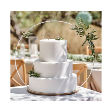 Houten Taartplateau met boog Ginger Ray