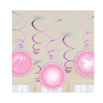 Swirl Christening Meisje