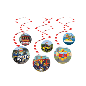 Swirls Brandweerman Sam (6st) 
