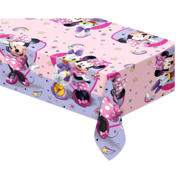 Tafelkleed Minnie Mouse & Katrien Duck