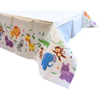 Papieren Tafelkleed Jungle Dieren