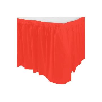 Tafelrok Rood Plastic