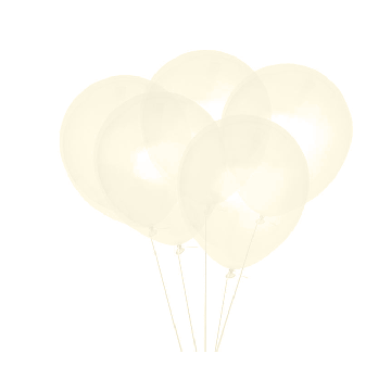 Ballonnen Transparant (50st) 