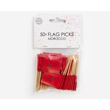 Vlagprikkers Marokko (50st)