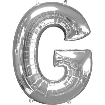 Folie Ballon G Zilver 40cm