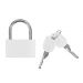 Hangslot 33MM Wit