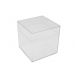 Plastic Kubus Doosje met deksel - 8cm - 6 stuks