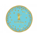 Bordjes 1st Birthday Blauw/Goud