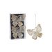 Hangdeco Vlinder Glitter Goud (2st)