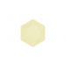 Bordjes Hexagon Klein Geel 