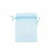 Organzazak S 7x9cm Blauw (12st)