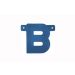 Letterslinger B Blauw