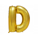 Folieballon D Goud (43cm)