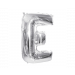 Folieballon E Zilver (43cm)