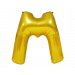 Folieballon M Goud (43cm)
