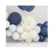 Ballonstaartje Happy Birthday Zilver Ginger Ray (5st)
