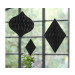 Honeycomb Hangdecoratie Zwart Ginger Ray (3st)