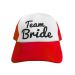 Cap Team Bride Rood